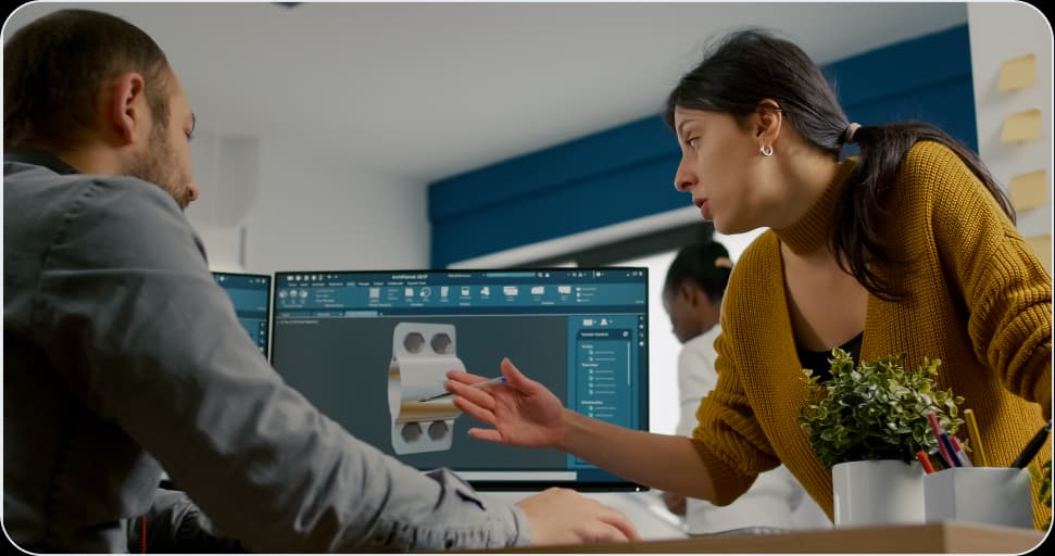 Custom software development concept illustration